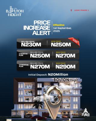 Luxury 2 Bedroom Apartment, Lekki Phase1 Lekki Lagos, Lekki Phase 1, Lekki, Lagos, Flat / Apartment for Sale