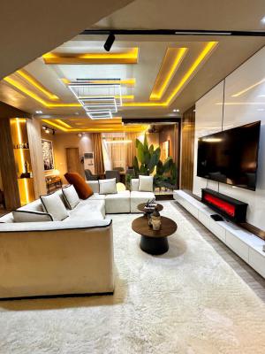 Stunning 4-bedroom Waterfront Home Prep for You, Osborne Foreshore 2, Osborne, Ikoyi, Lagos, Detached Duplex Short Let
