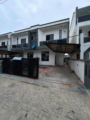 a Self Serviced 4 Bedroom Semi-detached Duplex Available with a Bq., Chevron, Lekki, Lagos, House for Rent