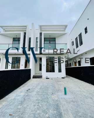 4-bedroom Semi-detached Duplex with Bq, Idado, Lekki, Lagos, Semi-detached Duplex for Sale