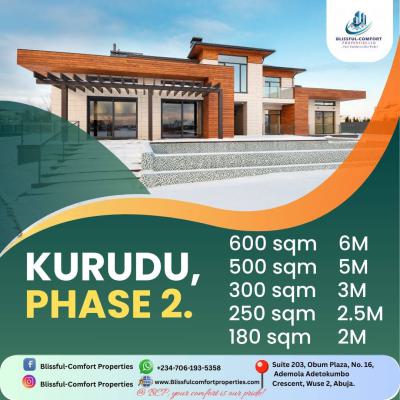 Estate Plot, Phase 2, Kurudu, Abuja, Residential Land for Sale