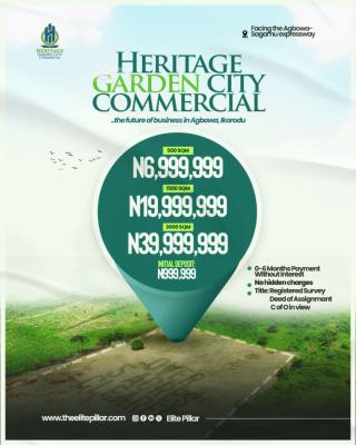 Land, Agbowa Opposite The Ijebu Ode Express, Ikorodu, Lagos, Commercial Land for Sale
