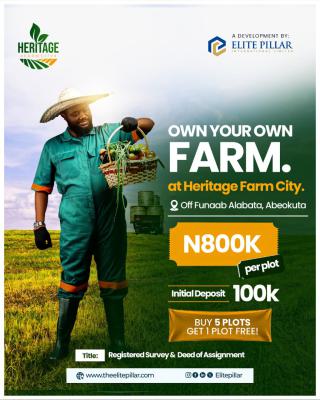 Land, Own a Farm with Us and Earn Up to 6m Annual Return, Abeokuta South, Ogun, Commercial Land for Sale