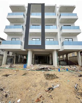 Loveky 2 Bedroom Apartment with Swimming Pool and Bq, Ologolo, Ologolo, Lekki, Lagos, Block of Flats for Sale