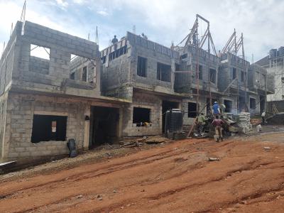Uncompleted But to Be Completed to Advance Carcass 4-bedrooms Terrace, Kaura District, Kaura, Abuja, Terraced Duplex for Sale