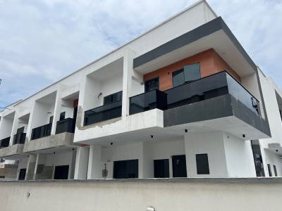 Spacious Four Bedroom Terrace Duplex with Bq, Osapa Lekki, Lekki Phase 1, Lekki, Lagos, Terraced Duplex for Sale