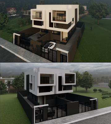 Deluxe 4 Bedroom Semi Detached Duplex with Staff Room, Mangoro, Ikeja, Lagos, Detached Duplex for Sale