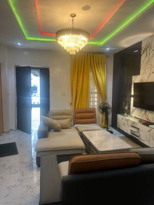 Well Finished 4 Bedroom in a Private Est with Constant Light, By Lekki Conservation, Chevron, Lekki, Lagos, Semi-detached Duplex for Rent