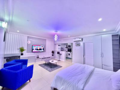 Favorite Luxury Studio Apartment, No 3c Dr Adewale Oshin Street, Lekki Phase 1, Lekki, Lagos, Mini Flat (room and Parlour) Short Let