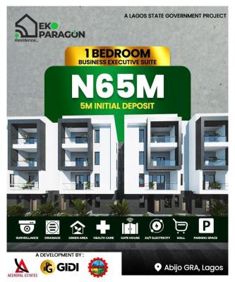Premium 1 Bedroom Business Suit Apartment, Abjio Gra, Abijo, Lekki, Lagos, Block of Flats for Sale
