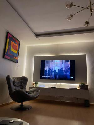 Monthly  Spacious Furnished Room & Parlour with Open Kitchen Plan, Olabanji Olajide Street, Lekki Phase 1, Lekki, Lagos, Mini Flat (room and Parlour) for Rent