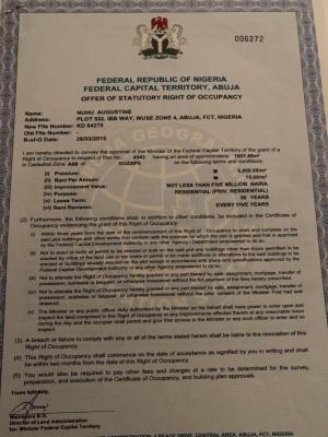 1,807sqm Guzape Land, Guzape, Guzape District, Abuja, Residential Land for Sale