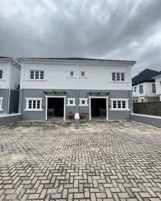 Stunning 4 Bedroom Semi Detached Duplex with Swimming Pool and Bq, Oral Estate, Lekki, Lagos, Semi-detached Duplex for Sale
