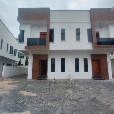 Newly Built 4bedroom Semi-detach Duplex with Bq in an Access Code Esta, Lekki County, Ikota, Lekki, Lagos, Semi-detached Duplex for Sale