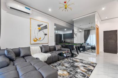 New New 2 Bedroom Apartment with Snooker and Table Tennis, Lekki Phase 1, Lekki, Lagos, Flat / Apartment Short Let