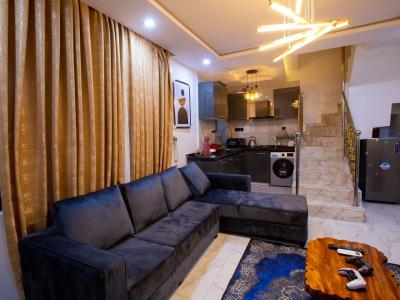 One Bedroom Semi- Detached Duplex, Ogudu, Lagos, Semi-detached Duplex Short Let