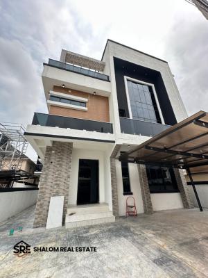 Contemporary 5-bedroom Fully Detached Duplex with Bq & Rooftop Terr, Chevron, Lekki, Lagos, Detached Duplex for Sale