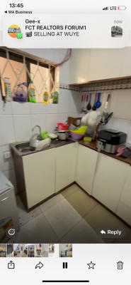 Clean 1 Bedroom Flat, Fastest Finger, Without Furniture, Off Amino Kano, Wuse 2, Abuja, Flat / Apartment for Rent