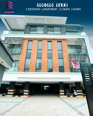 New 2 Bedroom Apartment with Swimming Pool and Elevator, Ologolo Lekki Lagos, Ologolo, Lekki, Lagos, Block of Flats for Sale
