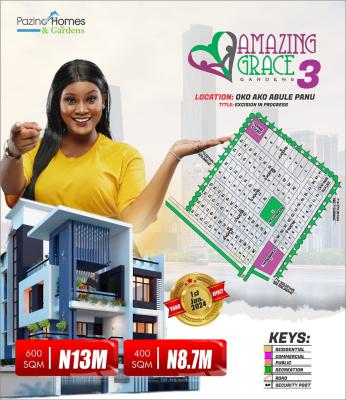 Estate That Is  Dryland, Amazing Grace Estate Phase 3,, Eluju, Ibeju Lekki, Lagos, Residential Land for Sale