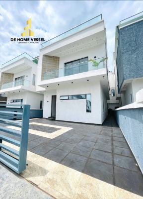 Marvelously Carved 5 Bed Detached Duplex with Cinema, Rooftop Terrace, Osapa, Lekki, Lagos, Detached Duplex for Sale