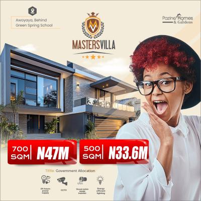 Awaiting The Masters, Mastervilla, Greenspring, Awoyaya, Ibeju Lekki, Lagos, Residential Land for Sale
