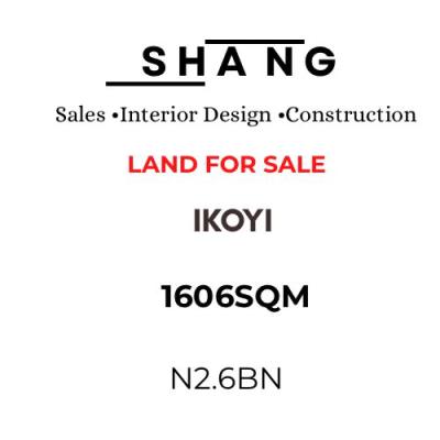 1606 Sqm Land Available, Ikoyi, Lagos, Land for Sale