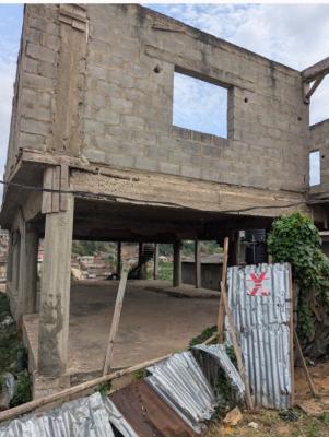 Uncompleted Building on Half Plot of Land Off College Road Ogba Lagos, Adeyeri Crescent, Off College Road Ogba Lagos, Ogba, Ikeja, Lagos, Mixed-use Land for Sale