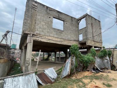 Buy and Complete This Building on Half Plot of Land in Ogba Lagos, Adeyeri Crescent, Off College Road, Ogba, Ikeja, Lagos, Mixed-use Land for Sale