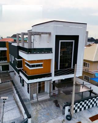 Spacious 5bedroom Fully Detached House with Bq, Chevron, Lekki, Lagos, Detached Duplex for Sale