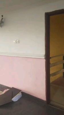 Spacious 3 Bedroom Up Flat (2nd Floor) 2t 2b All Tiled with Pop, Powerline, Soluyi, Gbagada, Lagos, Flat / Apartment for Rent