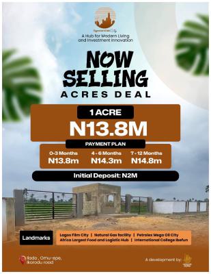 *signaturelink City  Location :* Ilado Epe, Ilado -off Omu Epe, Epe, Lagos, Residential Land for Sale