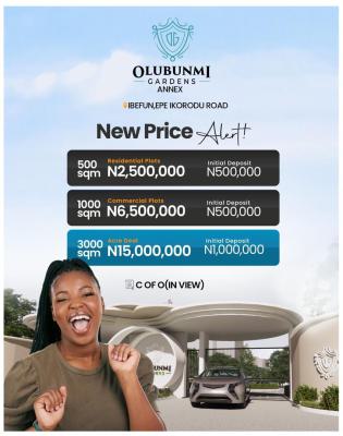 Olubumni Gardens -, Ibefun,epe Ikorodu Road, Epe, Lagos, Residential Land for Sale