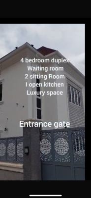 4 Bedroom Detached Duplex with Bq, Gaduwa, Abuja, Detached Duplex for Rent