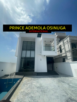 New & Luxury 5 Bedroom Fully Detached House +bq+pool+gym, Lekki 1, Lekki Phase 1, Lekki, Lagos, Detached Duplex for Rent