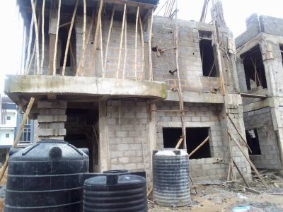 4 Bedroom with Pentflooor and Bq, Palm Estate, Jabi, Abuja, Terraced Duplex for Sale