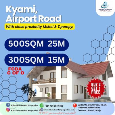 Kyami Estate Plots, Airport with Close Proximity to Mshel & T-pumpy, Kyami, Abuja, Residential Land for Sale