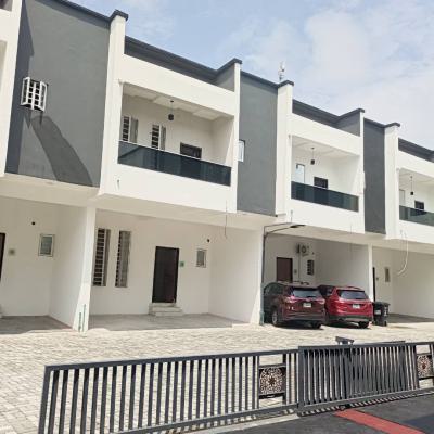 Spacious 4bedroom Terrace Duplex + Estate Swimming Pool, Gym and Child, Lekki County, Ikota, Lekki, Lagos, Terraced Duplex for Rent