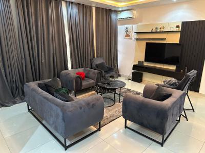 Fully Furnished & Serviced 3 Bedroom Apartment, Agungi, Lekki, Lagos, Flat / Apartment for Rent