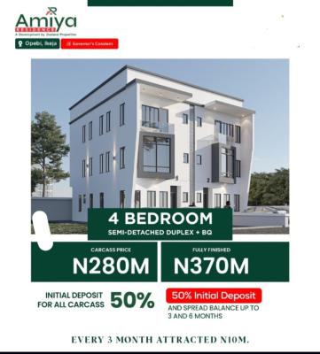 Amiya Residence: 4 Bedroom Semi-detached at Opebi Ikeja, Opebi, Ikeja, Lagos, Semi-detached Duplex for Sale