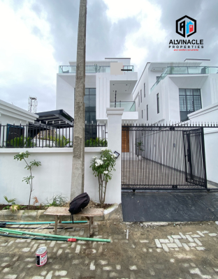 Stunning 5 Bed Duplex in a Gated Estate, Chevron, Lekki, Lagos, Detached Duplex for Sale