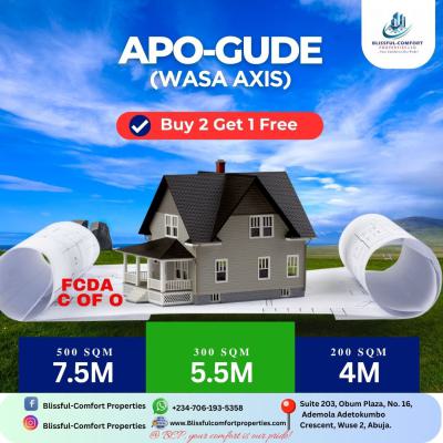 Apo-gude Estate Plot, Apo-gude Estate, Wasa Axis, Gude, Apo, Abuja, Residential Land for Sale