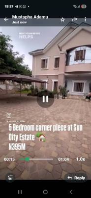 a Luxurious 5bedroom Fully Detached Duplex with a Bq, Suncity Estate, Galadimawa, Abuja, Detached Duplex for Sale