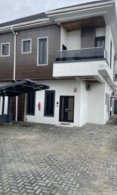 Fully Serviced 4 Bedrooms Terrace Duplex, Behind Pinnock Beach Estate Osapa/gated with Access Code, Osapa, Lekki, Lagos, Terraced Duplex for Rent