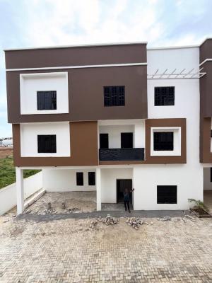 Newly Built 5 Bedroom Spacious Terrace Duplex,2 Rooms Bq, Basement,, Serene Neighborhood, Guzape District, Abuja, Terraced Duplex for Sale