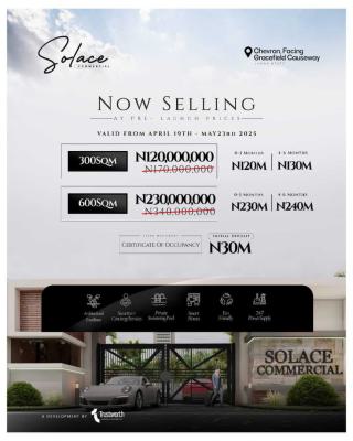 Premium Commercial Plots of Land in an Estate in Chevron Lekki, Chevron, Lekki, Lagos, Commercial Land for Sale