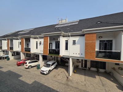 Nicely Finished and Well Located Serviced 4 Bedroom Terrace Duplex, Riverside Estate, Chevron Toll Gate, Lekki, Lagos, Terraced Duplex for Sale