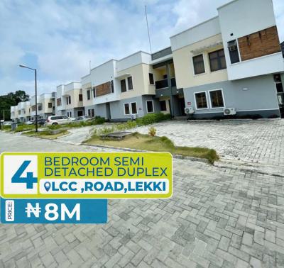 4 Bedroom Semi Detached Duplex with Bq, Lekki Conservation , Lagos., Lekki Phase 2, Lekki, Lagos, Semi-detached Duplex for Rent