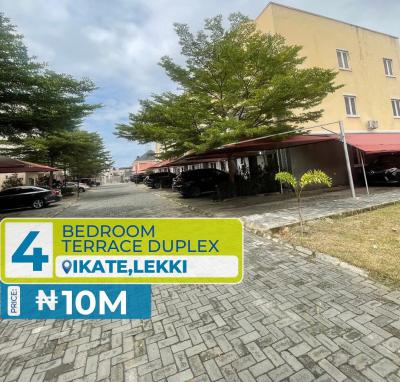4 Bedroom Terrace Duplex with Bq, Ikate,lekki Lagos., Ikate, Lekki, Lagos, Terraced Duplex for Rent