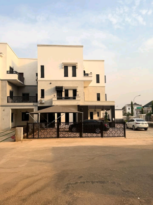 Brand New 5bedrooms Simi - Detached Duplex Fenced with a Room Boys Qua, Katampe Extension, Katampe, Abuja, House for Sale